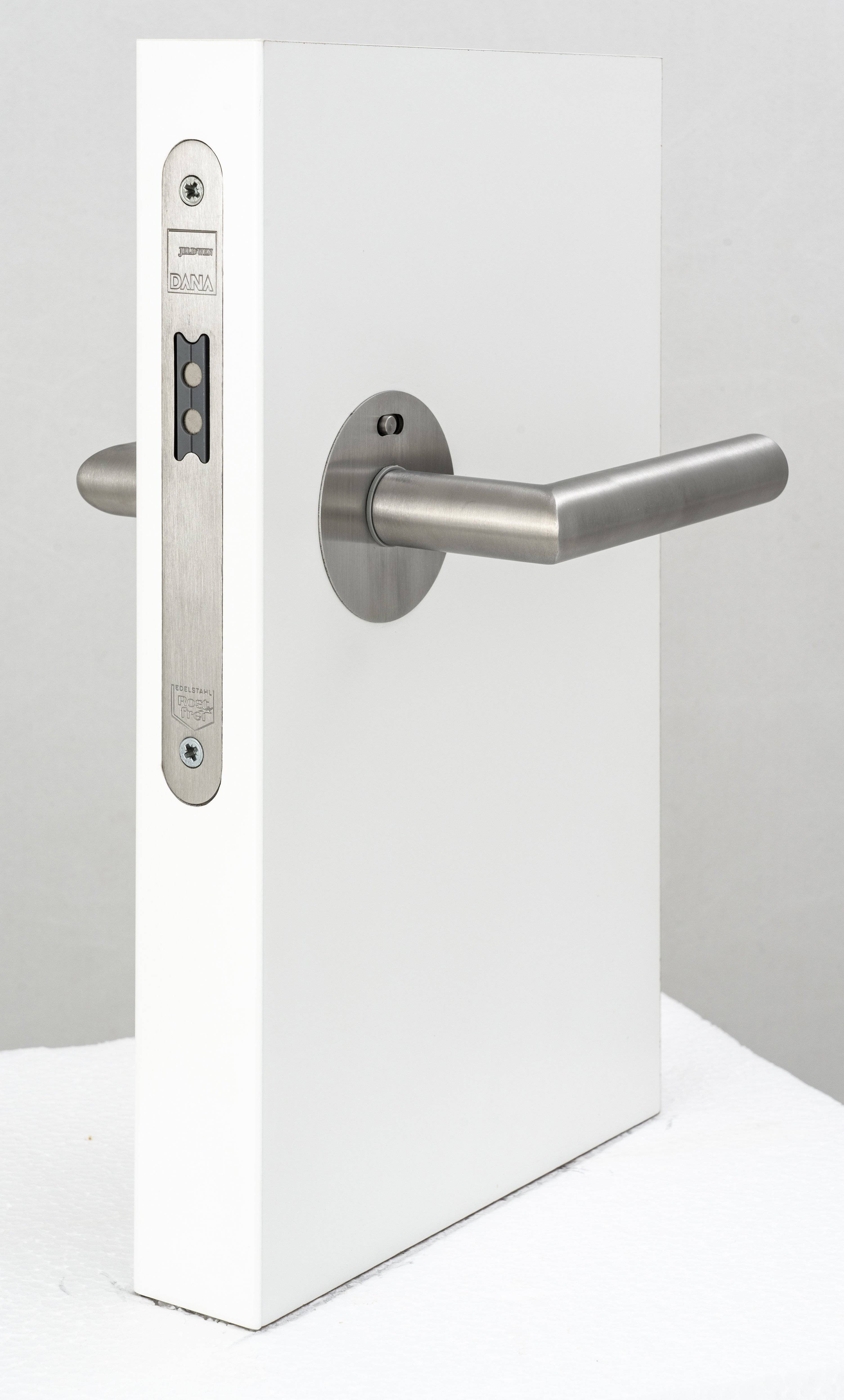 Mit Pin – Sperre auf der Innenseite (Bad,WC ….) mit integrierter Notöffnung